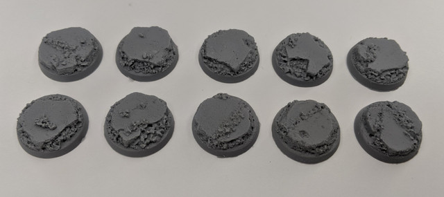 Shadow's Edge Scenic Resin Bases - 25mm Urban Rubble