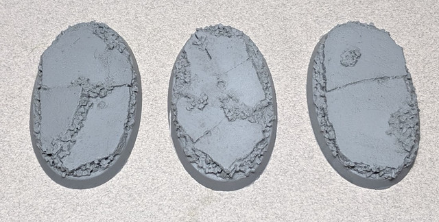 Shadow's Edge Scenic Resin Bases - 60 x 35mm Urban Rubble