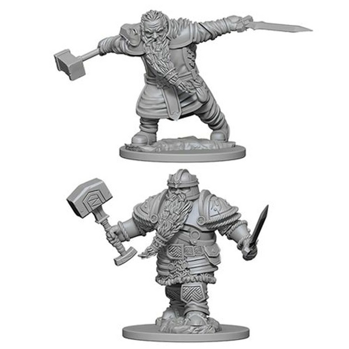 D&D Character - Male Dwarf Fighter