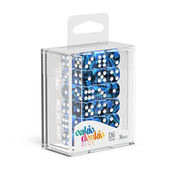 Oakie Doakie - 12mm - 36ct. D6 Gemidice: Twilight