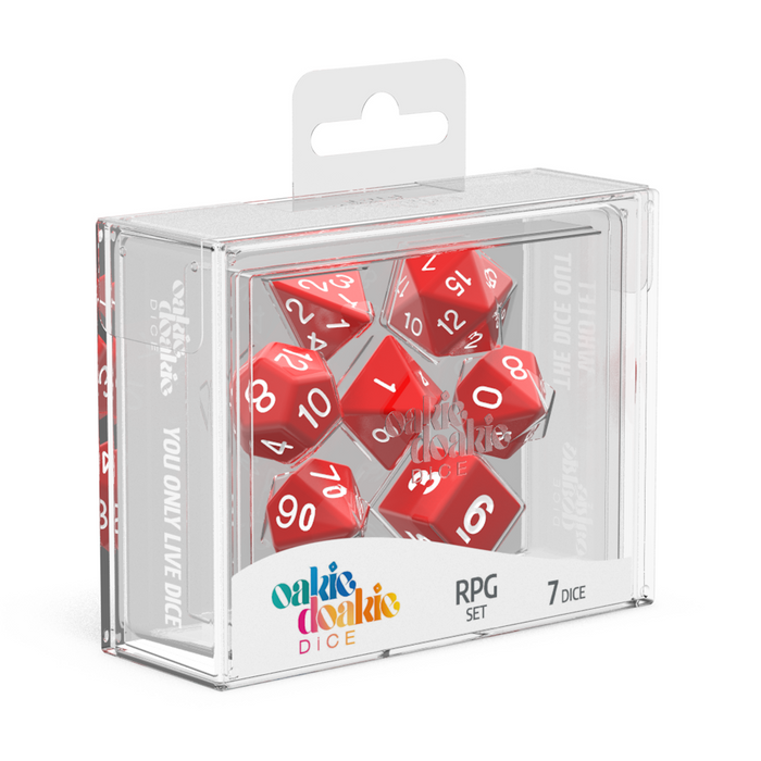 Oakie Doakie - 7-Die Set Solid: Red