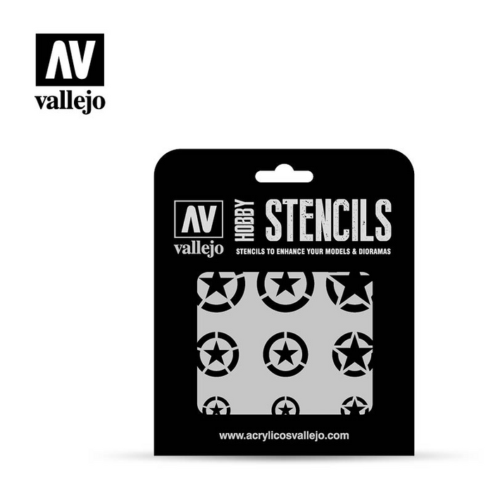 Vallejo Hobby Stencils - USAAC Markings