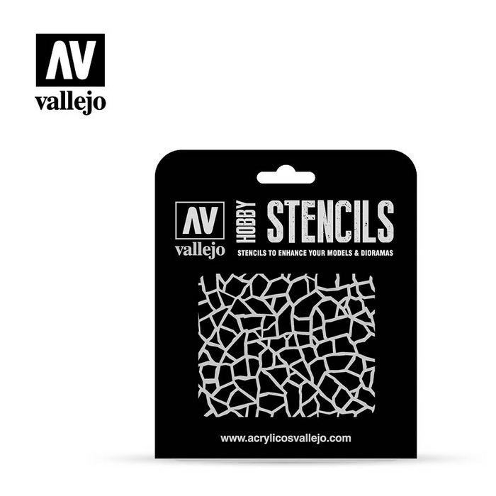 Vallejo Hobby Stencils - Giraffe Camo WWII