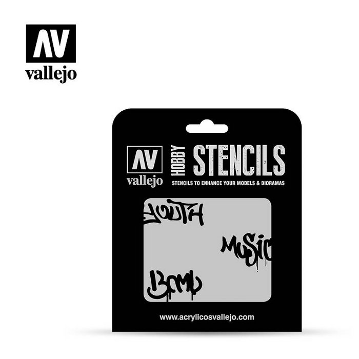 Vallejo Hobby Stencils - Street Art #1