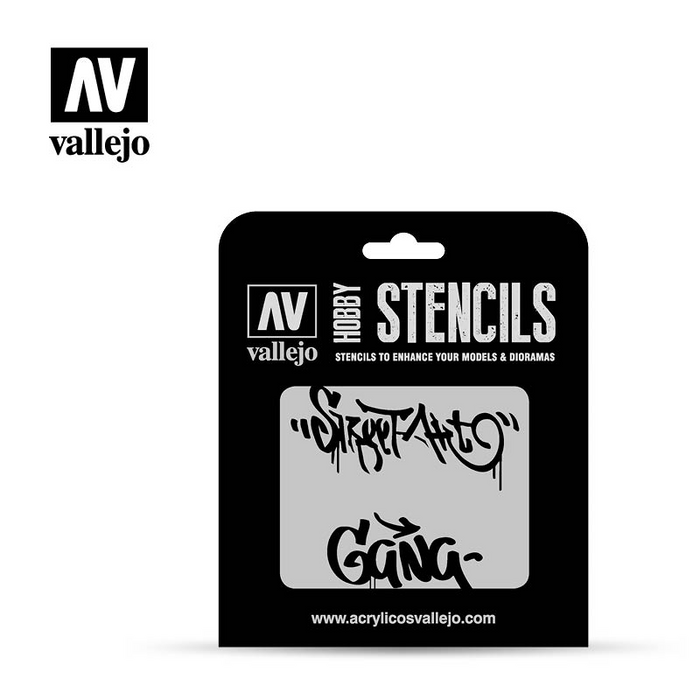 Vallejo Hobby Stencils - Street Art #2