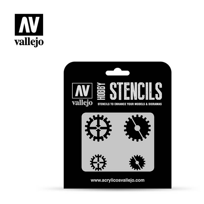 Vallejo Hobby Stencils - Gear Markings