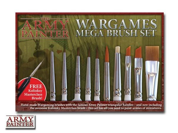 Army Painter: Wargamer - Mega Paint Brush Set