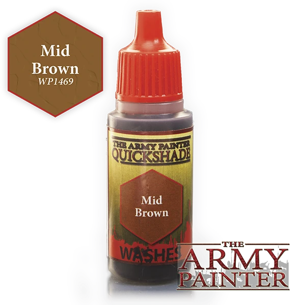 Army Painter: Warpaint - Ink: Mid Brown