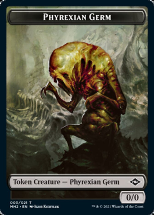 Food Token (17) // Phyrexian Germ Token [Modern Horizons 2 Tokens]