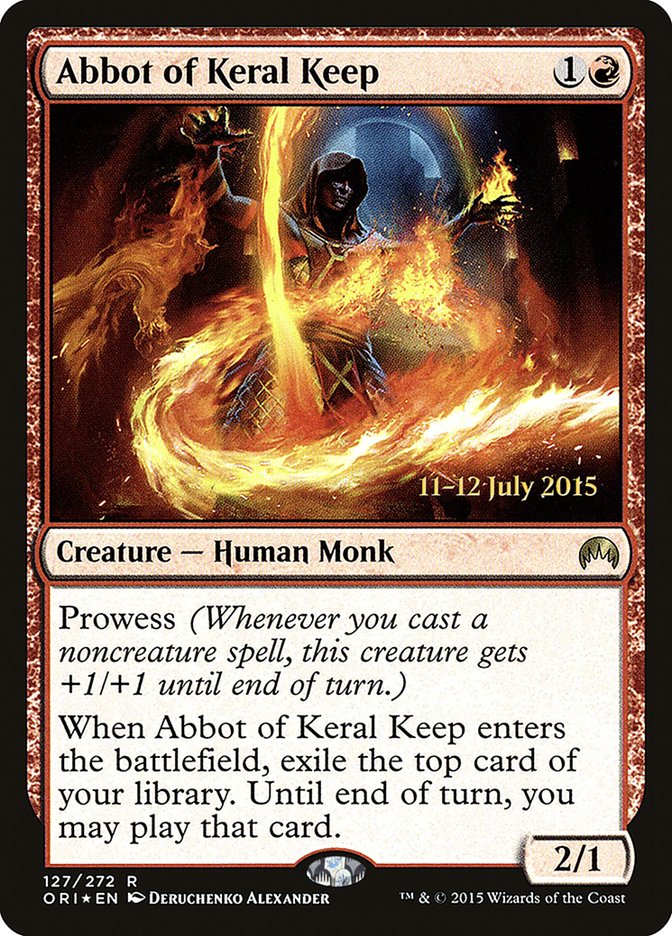 Abbot of Keral Keep [Magic Origins Prerelease Promos]
