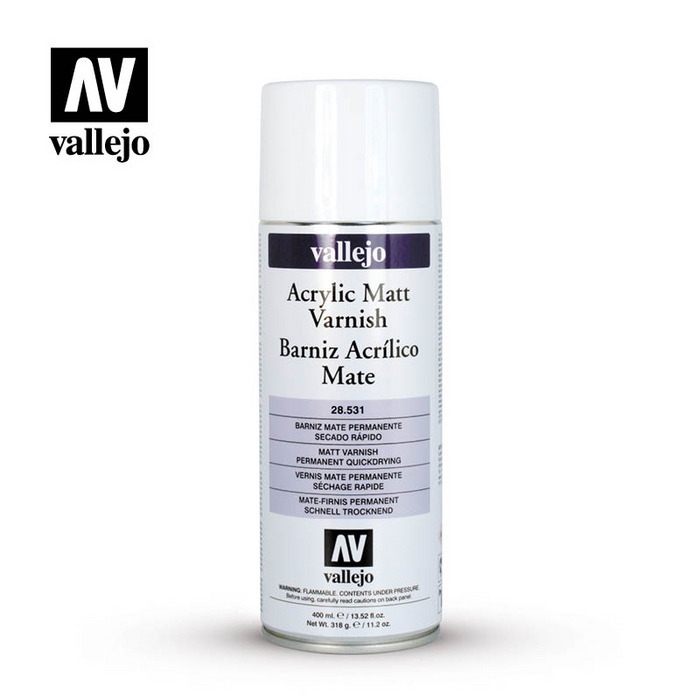 Vallejo Spray - Acrylic Matt Spray Varnish