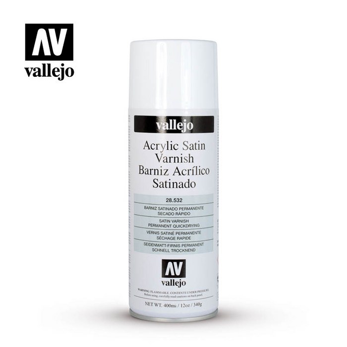 Vallejo Spray - Acrylic Satin Spray Varnish