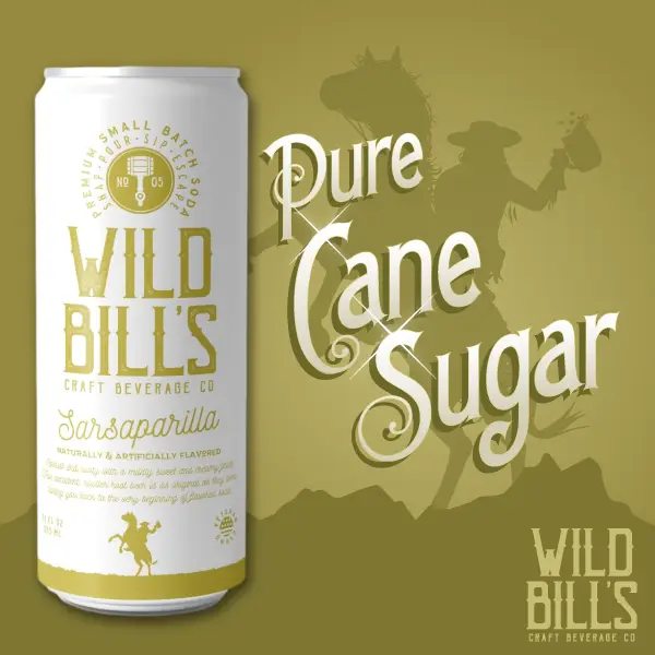 Wild Bill's Soda - Sarsaparilla