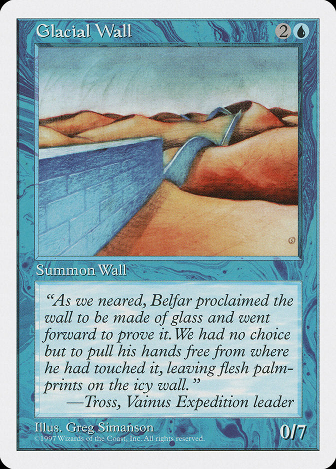 Glacial Wall [Fifth Edition]