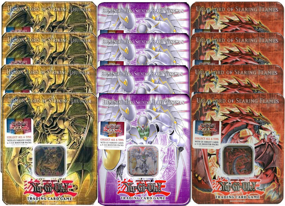 Collectible Tin Display (Hamon, Lord of Striking Thunder/Shining Flare Wingman/Uria, Lord of Searing Flames)