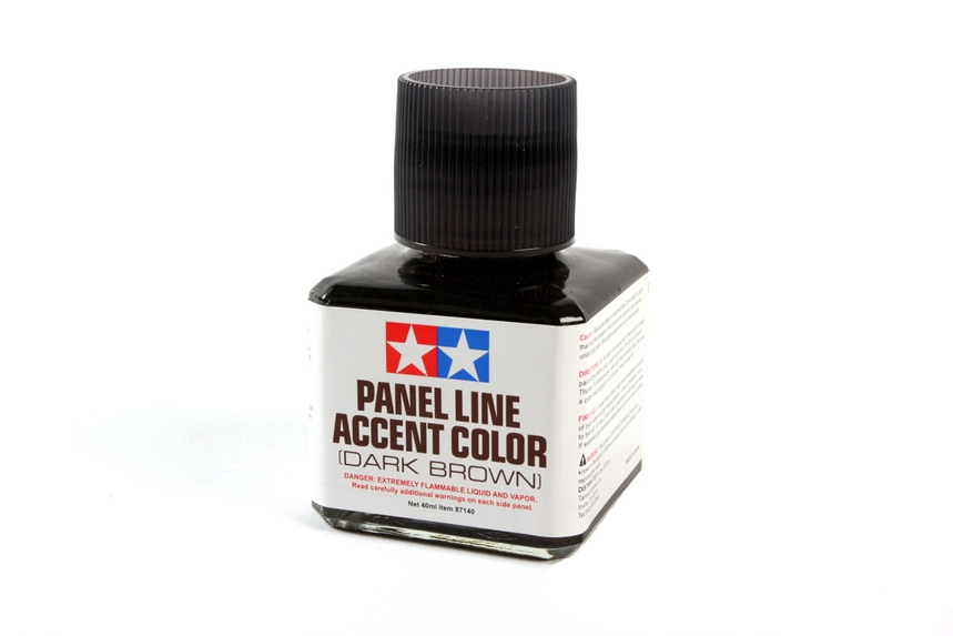 Tamiya Supplies - Panel Line Accent Color: Dark Brown