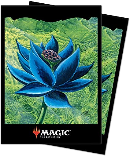 Matte Black Lotus Sleeves (100) - Ultra Pro Sleeves
