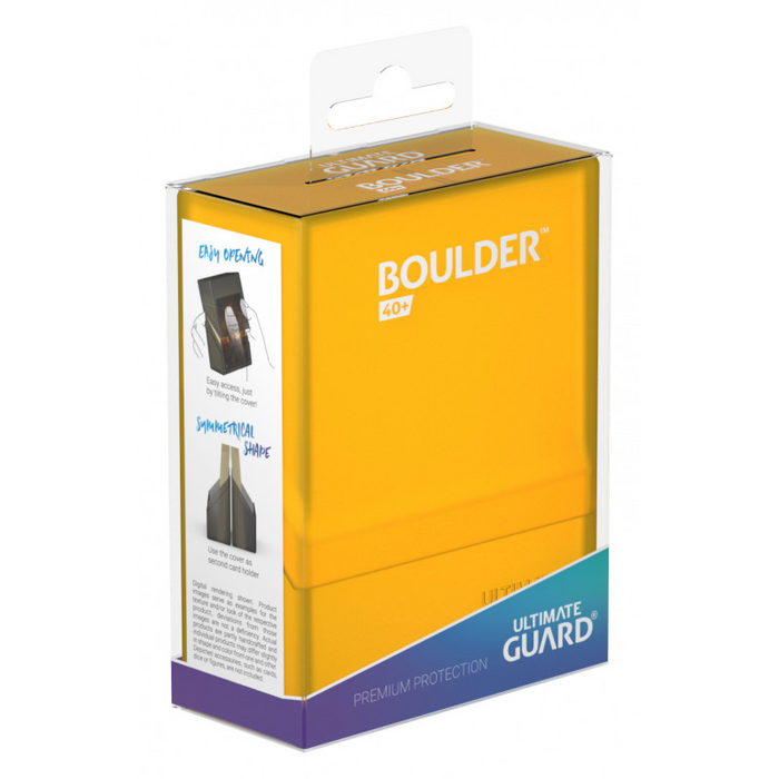 Ultimate Guard -  Deck Box - Boulder 40+ Amber