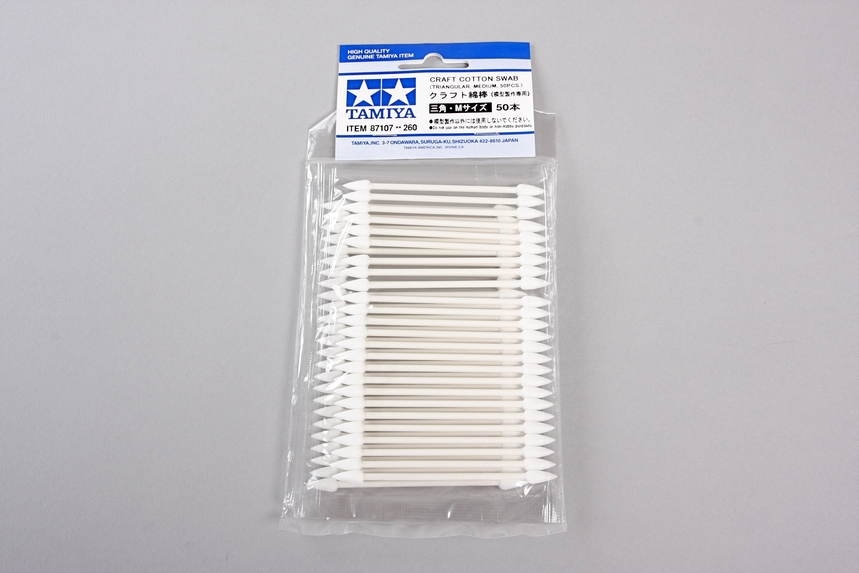 Tamiya Supplies - Craft Cotton Swab: Triangular, small