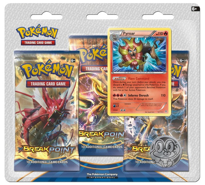 XY: BREAKpoint - 3-Pack Blister Pack (Pyroar)