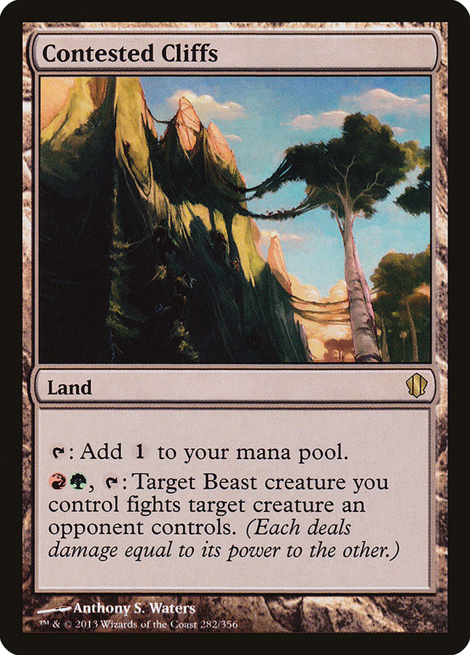 Contested Cliffs [Commander 2013]