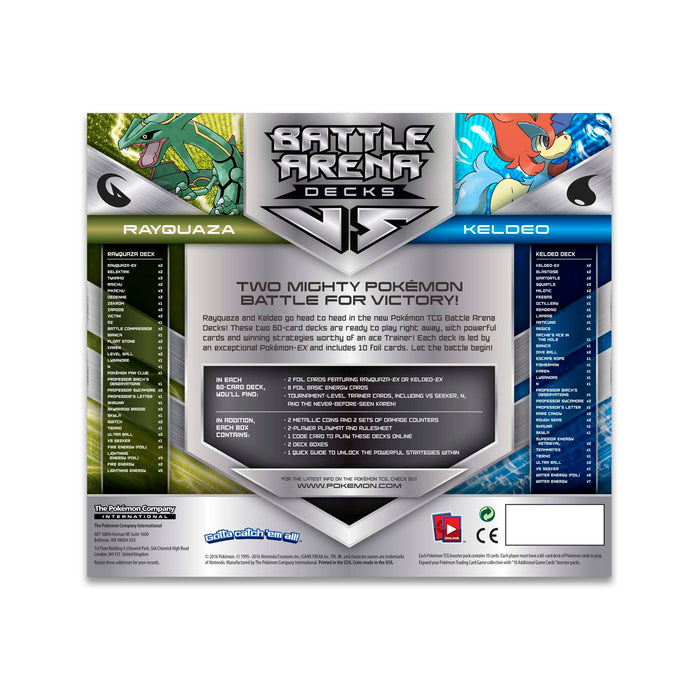 XY: Steam Siege - Battle Arena Decks (Rayquaza vs. Keldeo)