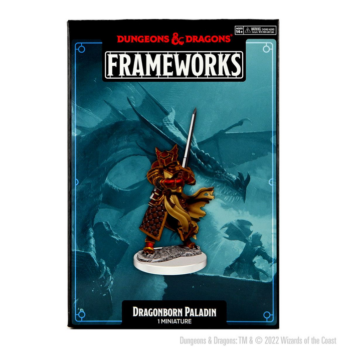 D&D: Frameworks: Wave 1- Dragonborn Paladin Male