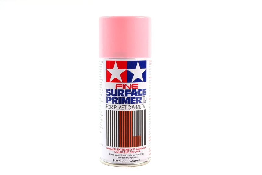 Tamiya Supplies - Fine Surface Primer: Pink (180 ml)