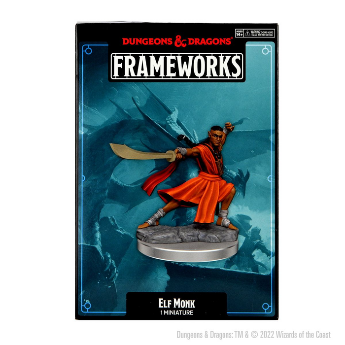 D&D: Frameworks: Wave 1- Elf Monk Male