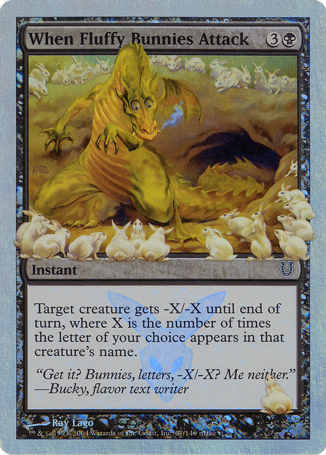 When Fluffy Bunnies Attack (Alternate Foil) [Unhinged]