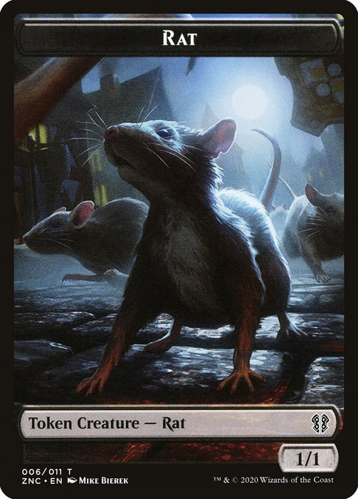 Faerie Rogue // Rat Double-sided Token [Zendikar Rising Commander]