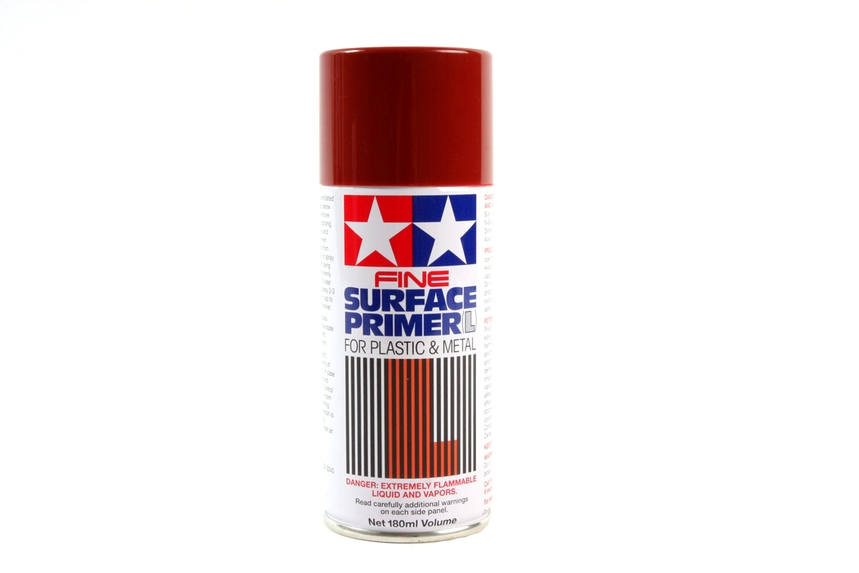 Tamiya Supplies - Fine Surface Primer: Oxide Red (180 ml)