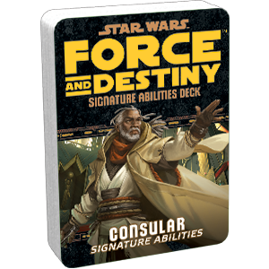Star Wars: Force and Destiny - Consular Signature Abilities Deck