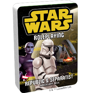 Star Wars: Roleplaying - Republic and Separatist Adversary Deck