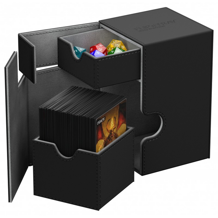 Ultimate Guard -  Deck Box - Flip'n'Tray 100+ XenoSkin Black