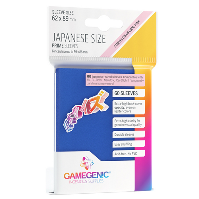 Gamegenic - Card Sleeves:  Japanese Size Blue