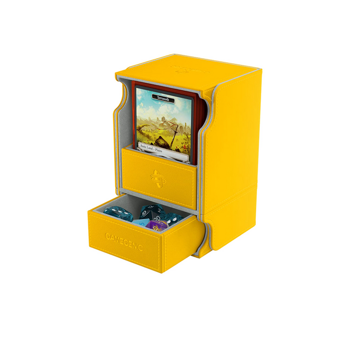 Gamegenic - Watchtower 100+ Card Convertible Deck Box: Yellow