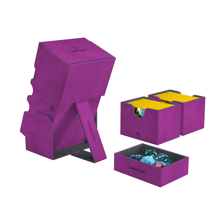 Gamegenic - Stronghold 200+ Card Convertible Deck Box: Purple