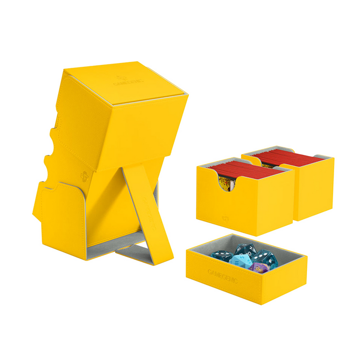 Gamegenic - Stronghold 200+ Card Convertible Deck Box: Yellow