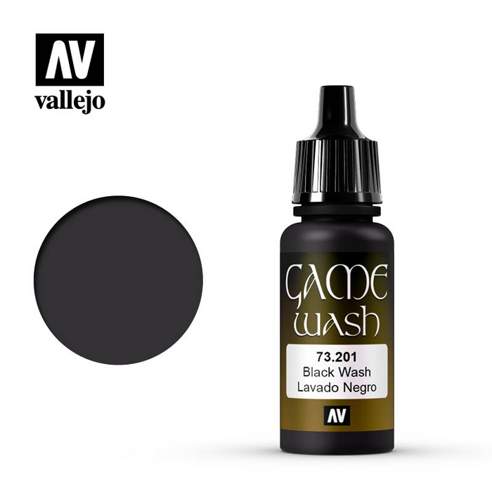 Vallejo Game Wash - Black Wash