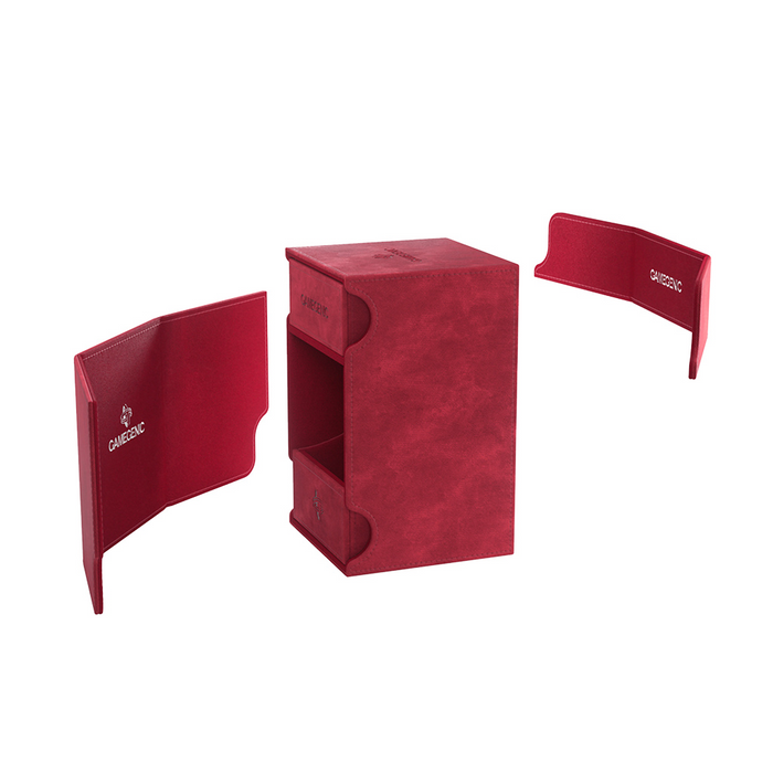 Gamegenic - Watchtower 100+ XL Card Convertible Deck Box: Red
