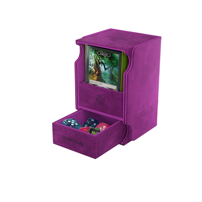 Gamegenic - Watchtower 100+ XL Card Convertible Deck Box: Purple