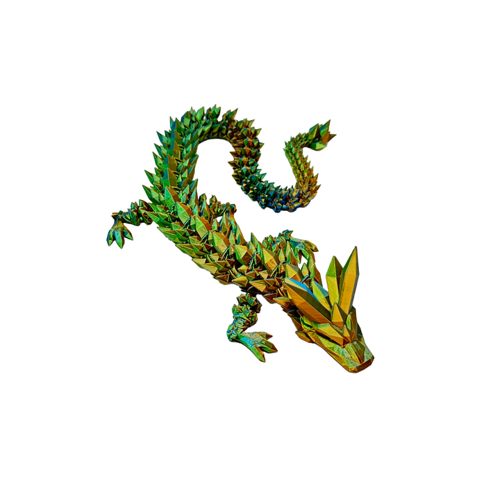 3D Articulated Print - Crystal Dragon