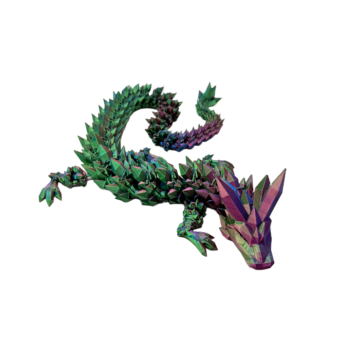 3D Articulated Print - Crystal Dragon