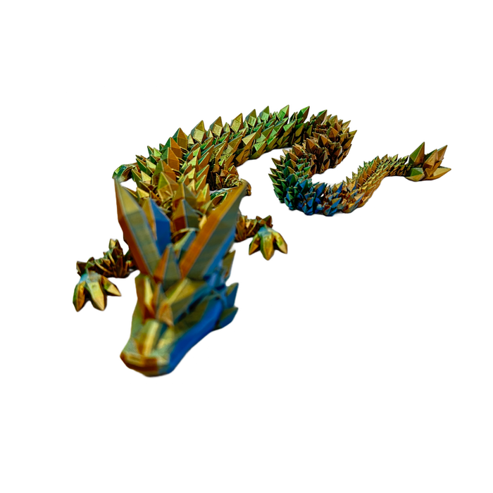 3D Articulated Print - Crystal Dragon