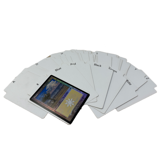 Laser Cut - Cardstock ABC Separators (1-Pack)