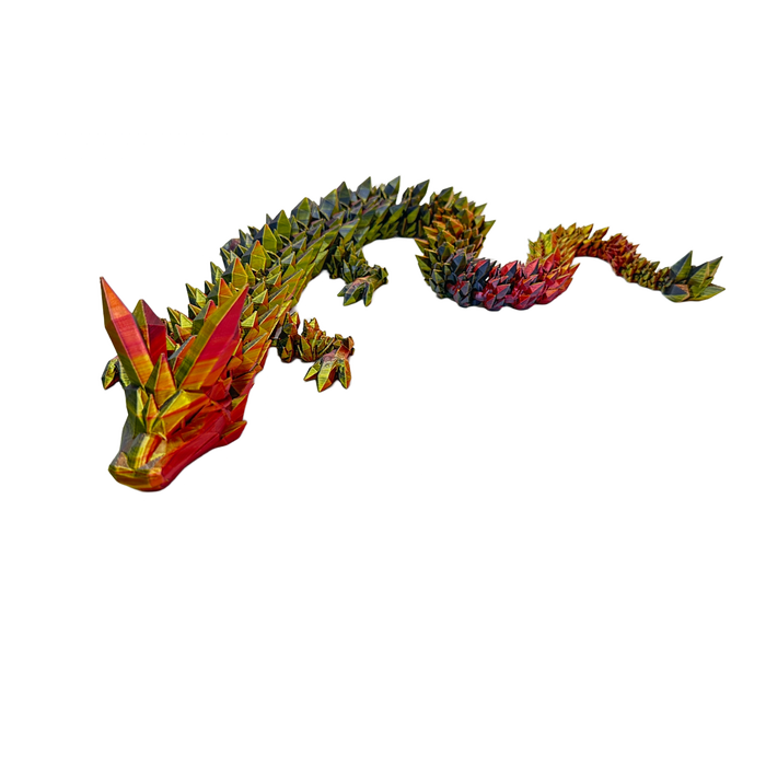 3D Articulated Print - Crystal Dragon