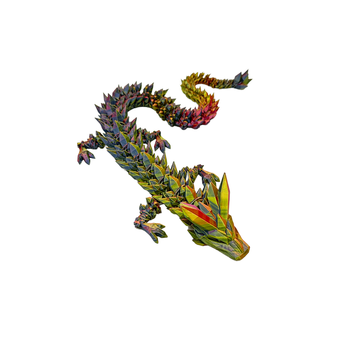 3D Articulated Print - Crystal Dragon