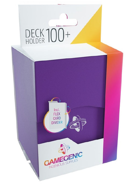 Gamegenic - Deck Holder 100+ Card Deck Box: Purple