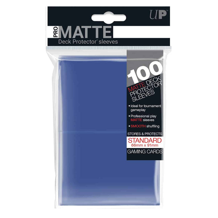 Matte Blue Sleeves (100) - Ultra Pro Sleeves